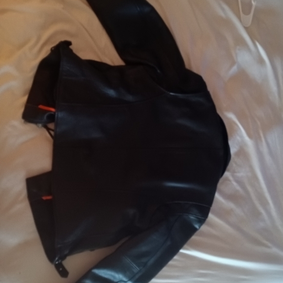 Women's motorcycle leather jacket - Picture 5 of 12